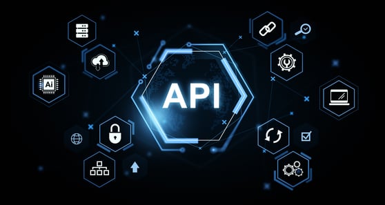 API graphic with Defined Architecture icons
